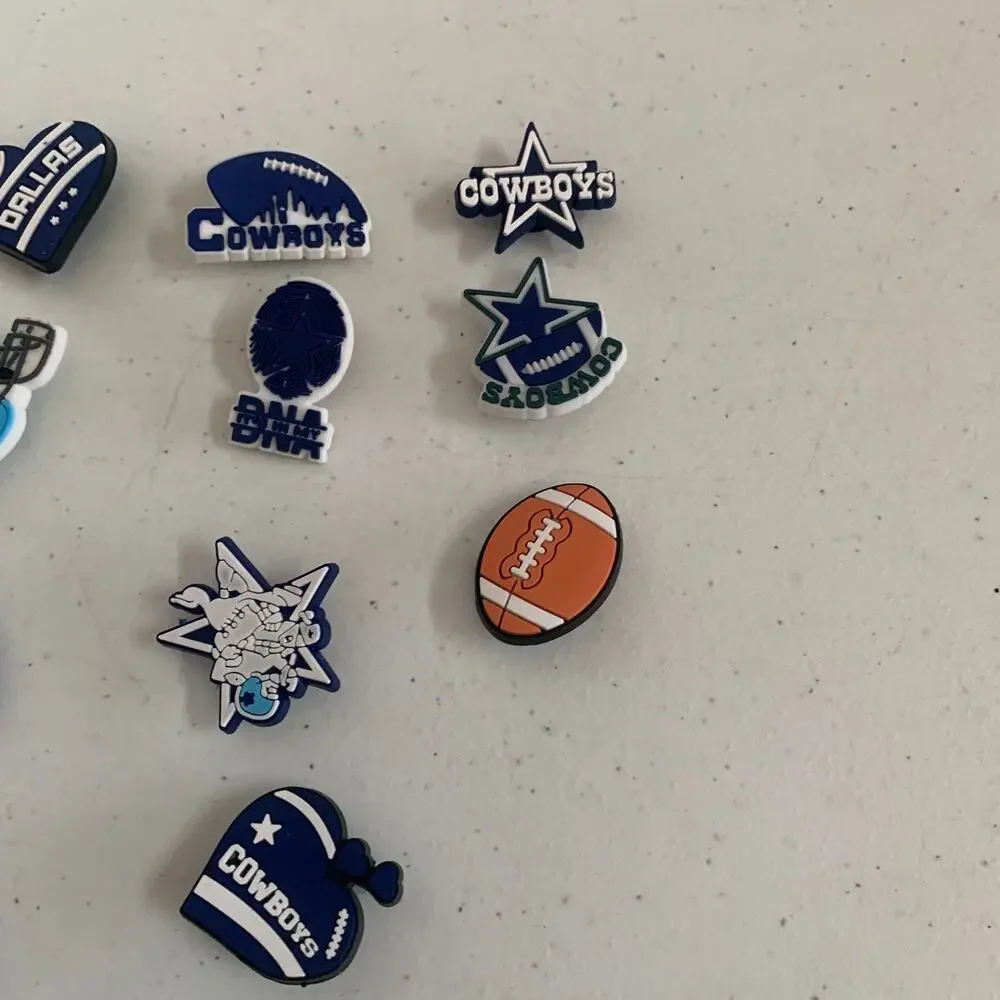 Jibbitz Cowboys 14 PCS Charms For Crocs Shoe Charms Adult Kids Boys Girls